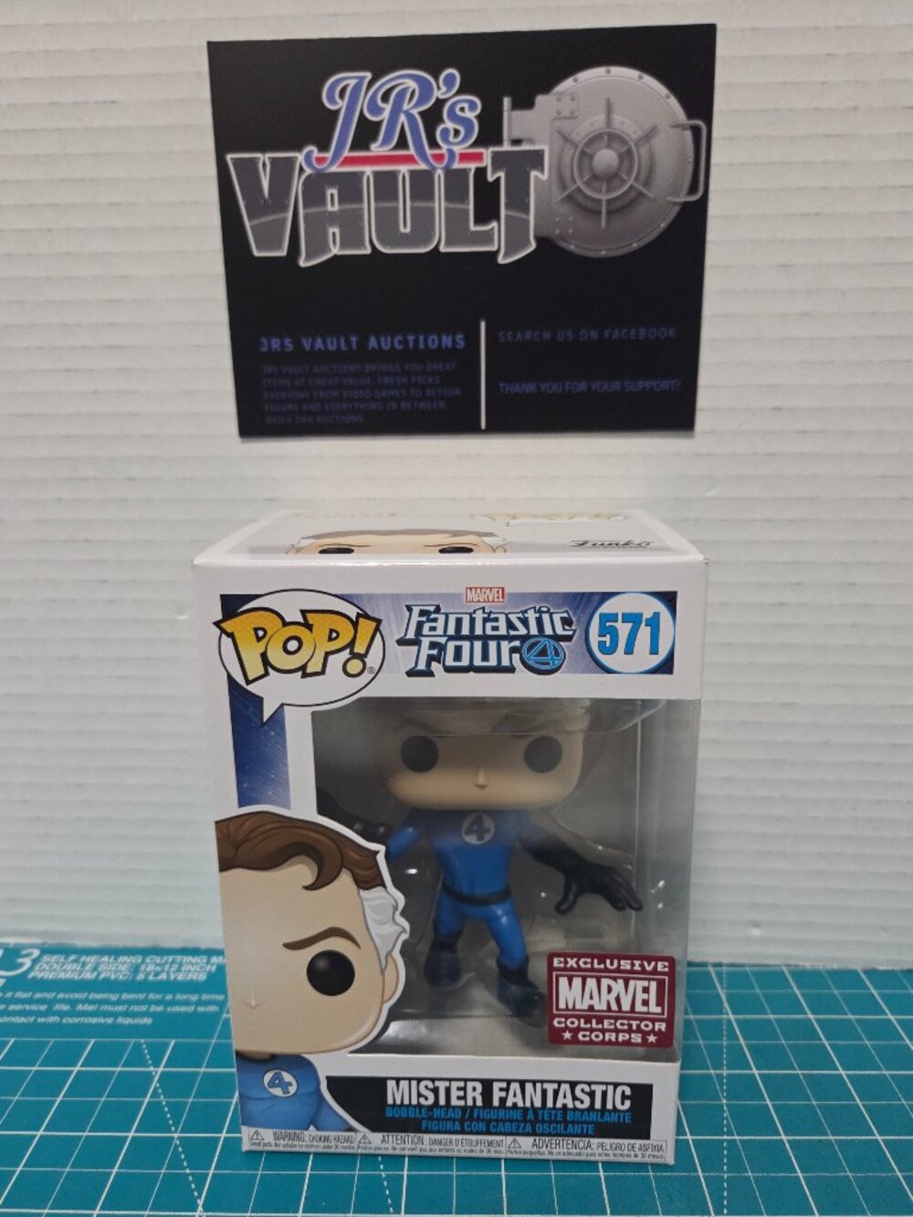 Funko POP Marvel Fantastic Four Mr Fantastic Marvel Corps 571 Vinyl Figure